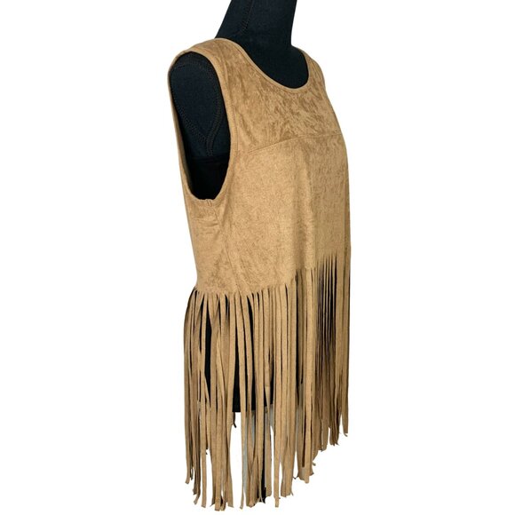 Sleeveless Fringe Hippie Western Cowgirl Top - Picture 4 of 8